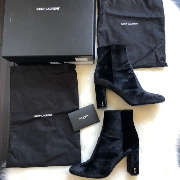 SAINT LAURENT LouLou Ankle Boots - Picture 5 of 8